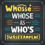whose vs who's